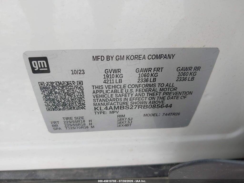 KL4AMBS27RB085644 2024 BUICK ENCORE GX photo no. 9