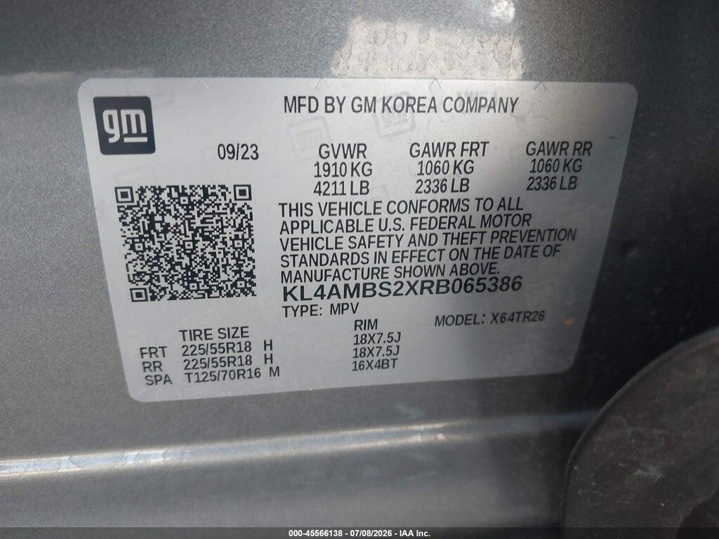 KL4AMBS2XRB065386 2024 BUICK ENCORE GX photo no. 9