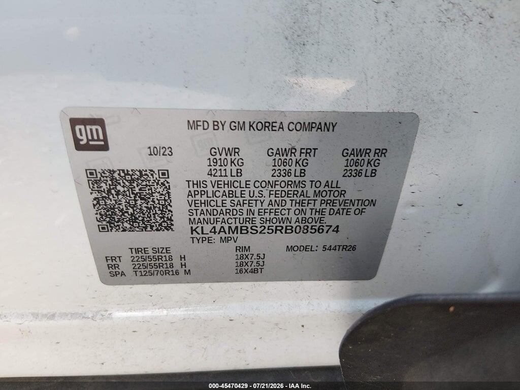 KL4AMBS25RB085674 2024 BUICK ENCORE GX photo no. 9