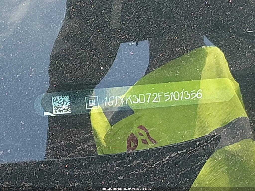 1G1YK3D72F5101356 2015 CHEVROLET CORVETTE photo no. 9