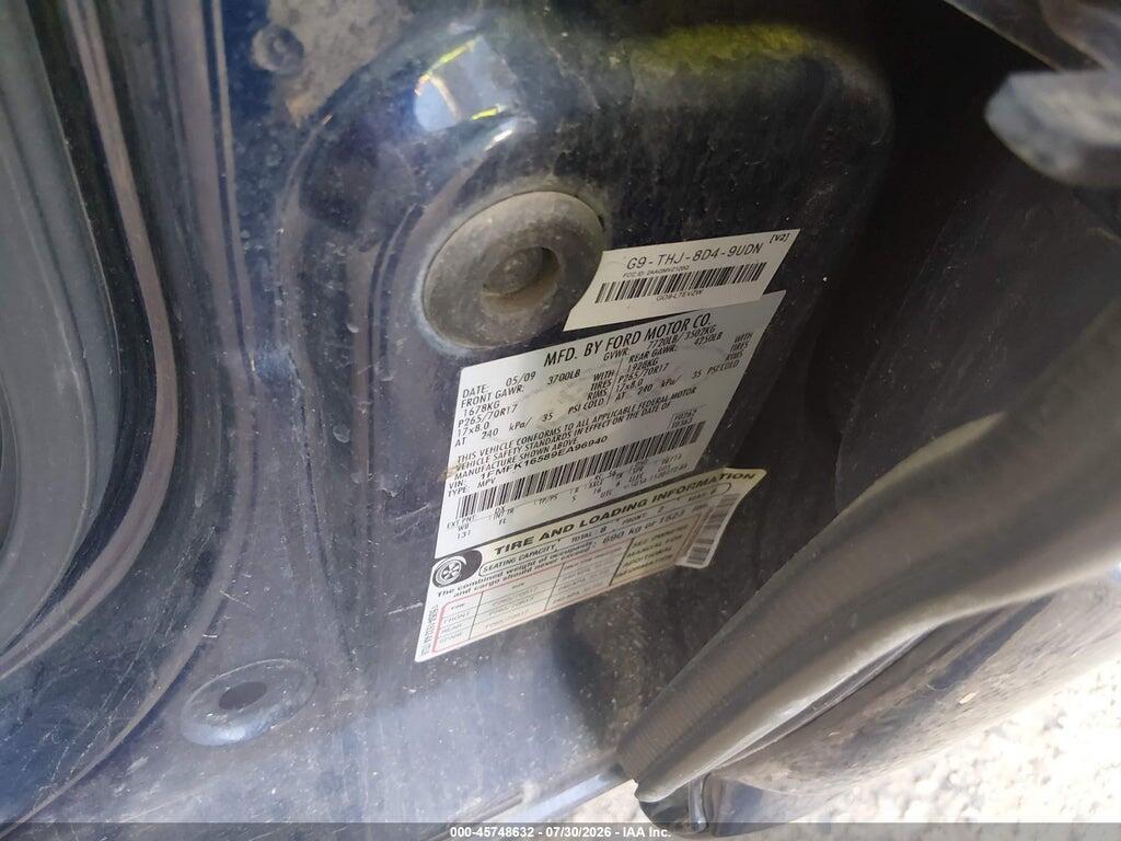 1FMFK16589EA96940 2009 FORD EXPEDITION EL photo no. 9