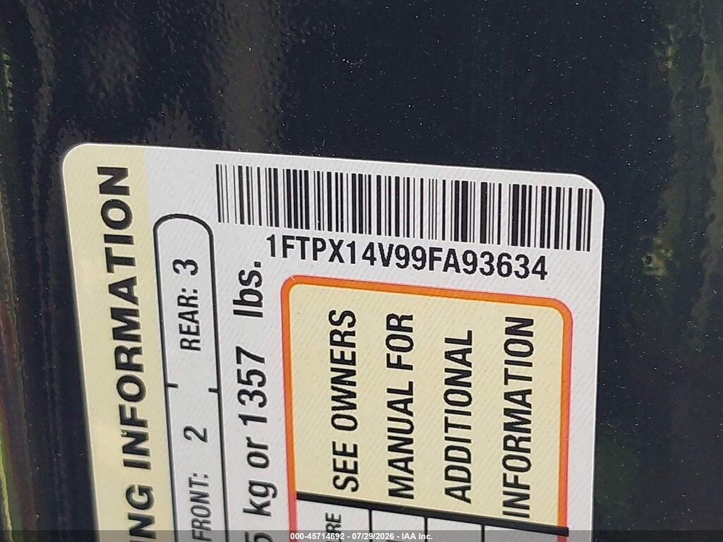 1FTPX14V99FA93634 2009 FORD F-150 photo no. 9