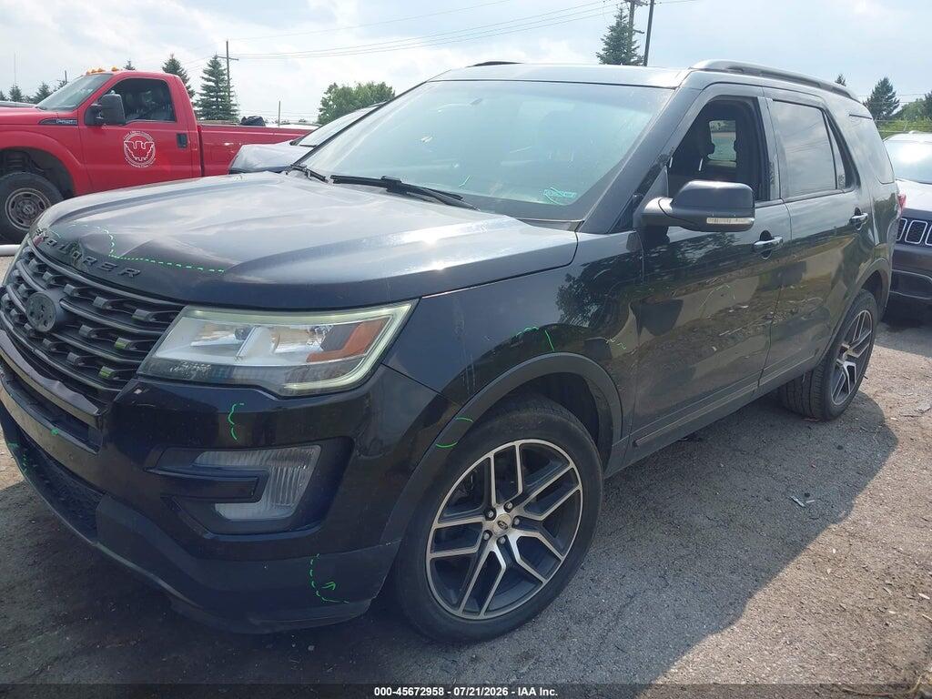 1FM5K8D89HGA10071 2017 FORD EXPLORER photo no. 2