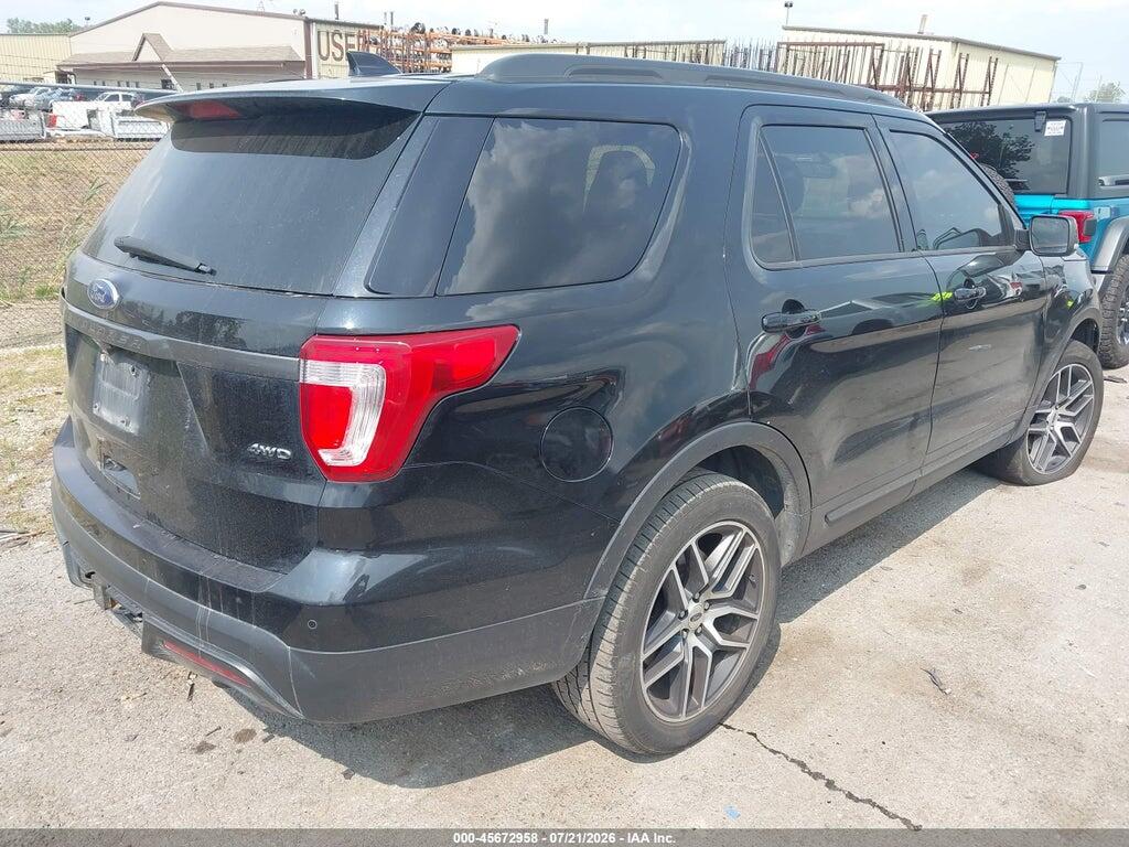 1FM5K8D89HGA10071 2017 FORD EXPLORER photo no. 4