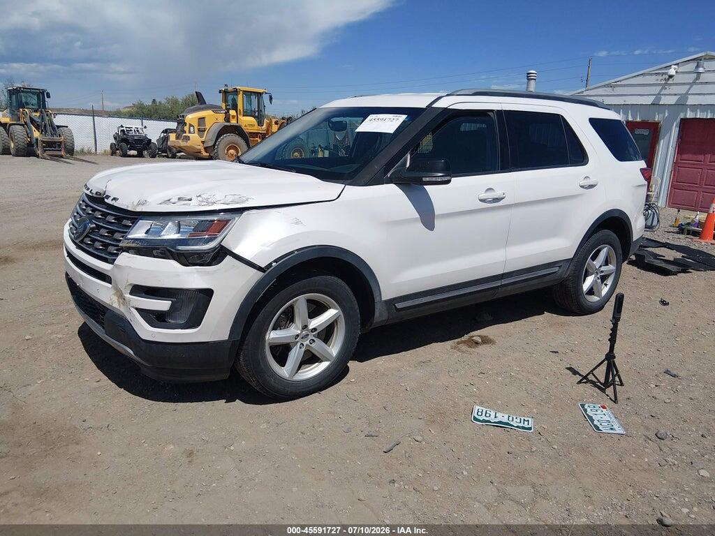 1FM5K8D88HGD51140 2017 FORD EXPLORER photo no. 2