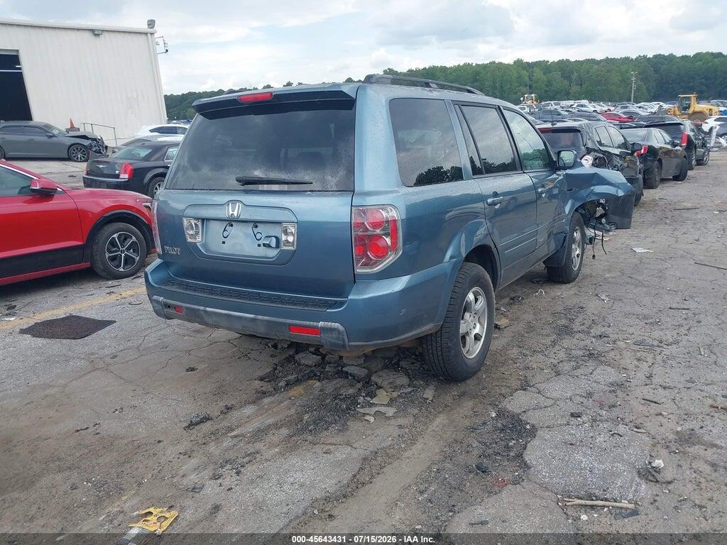 5FNYF28768B007269 2008 HONDA PILOT photo no. 4