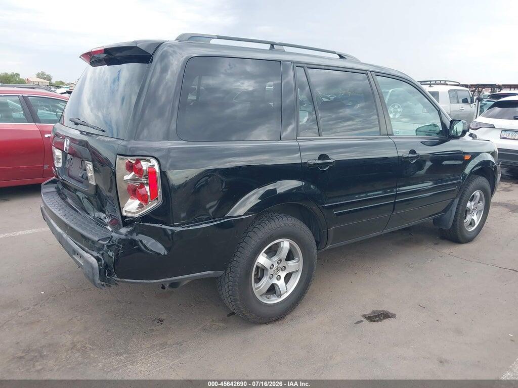 5FNYF28708B001323 2008 HONDA PILOT photo no. 4