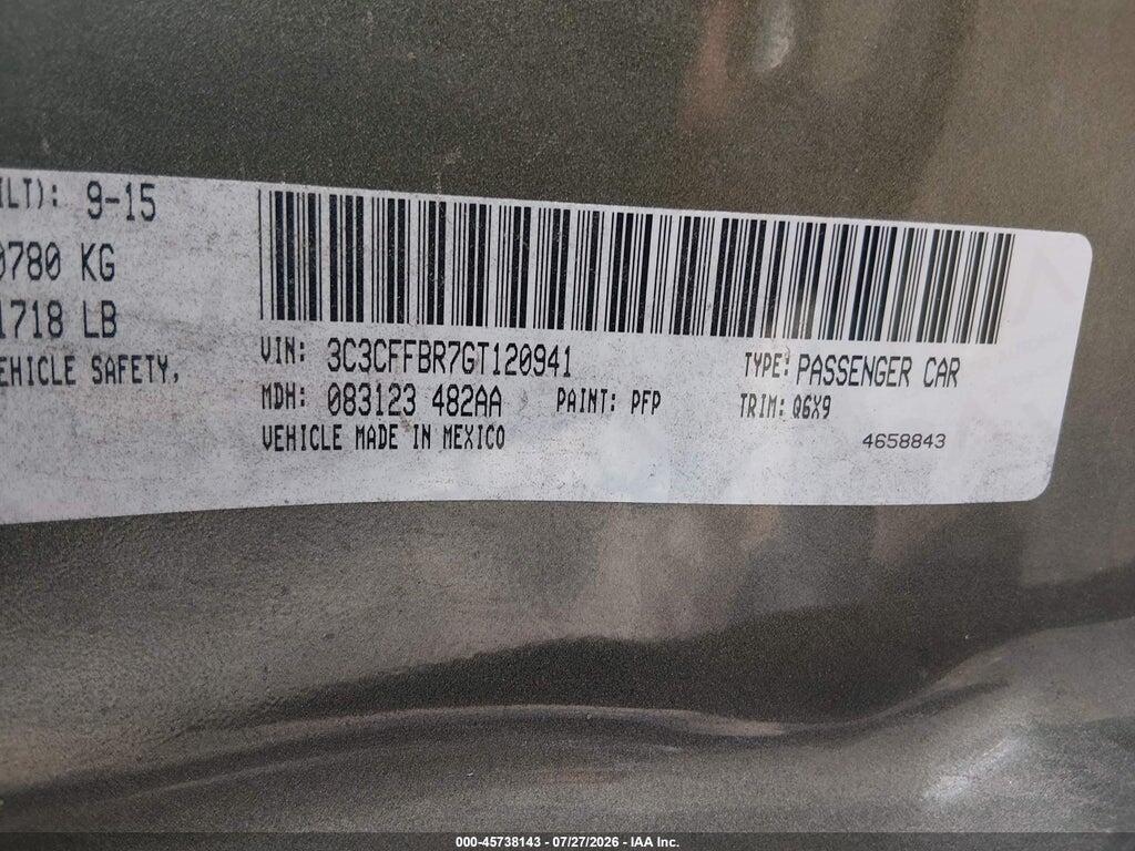3C3CFFBR7GT120941 2016 FIAT 500 photo no. 9