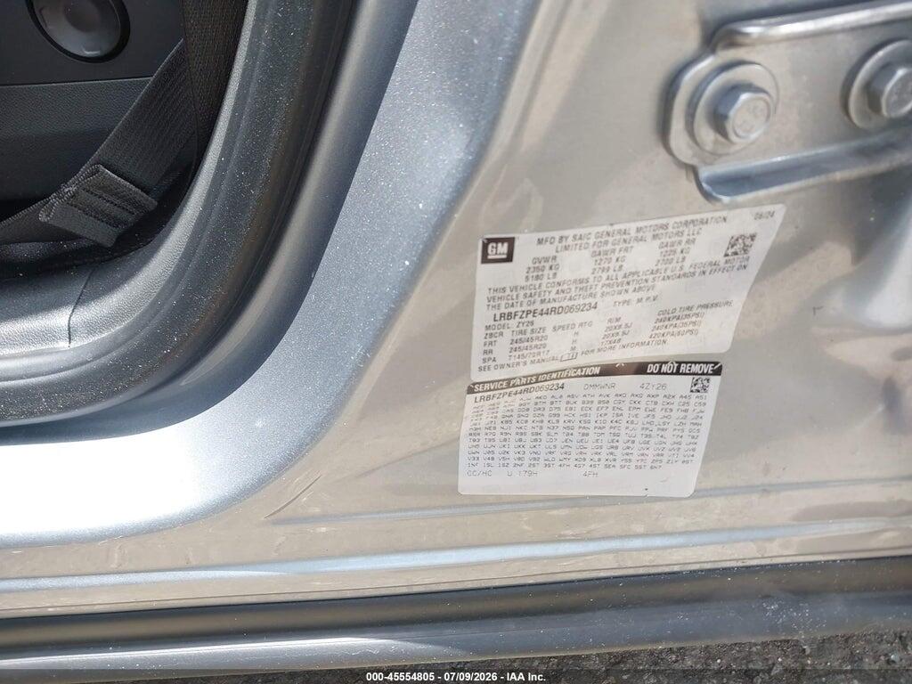 LRBFZPE44RD069234 2024 BUICK ENVISION photo no. 9