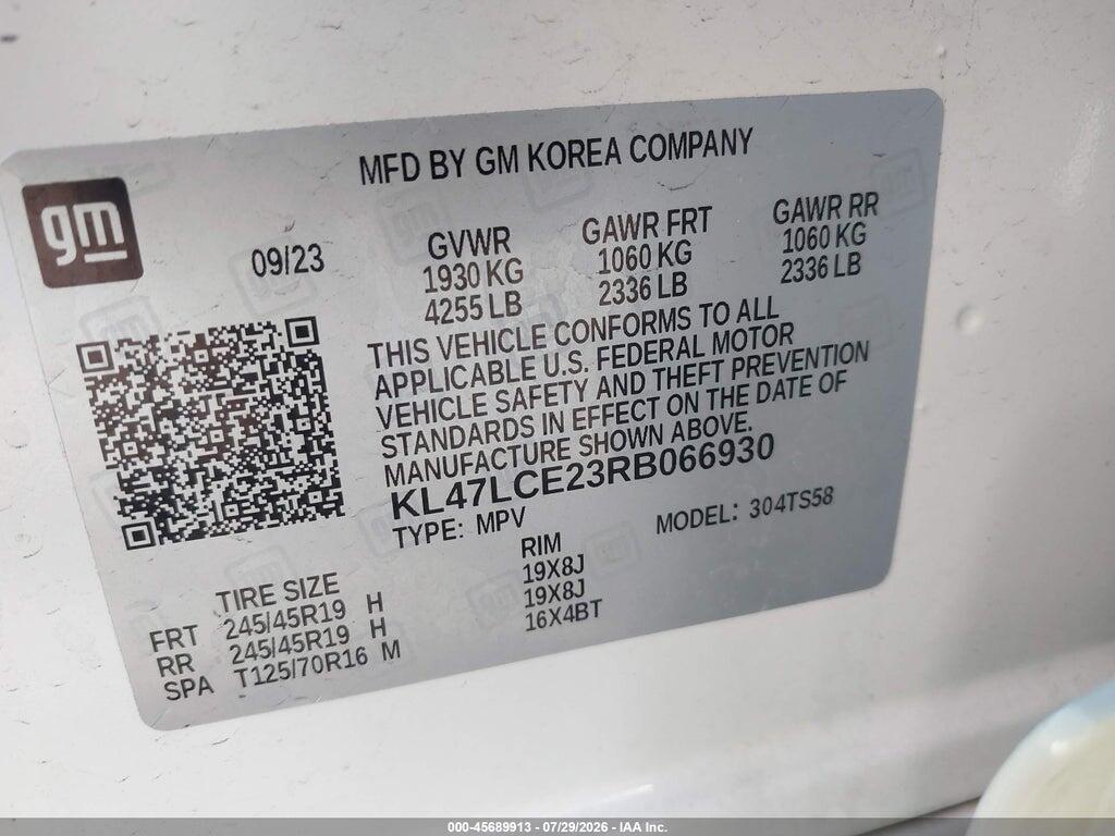 KL47LCE23RB066930 2024 BUICK ENVISTA photo no. 9