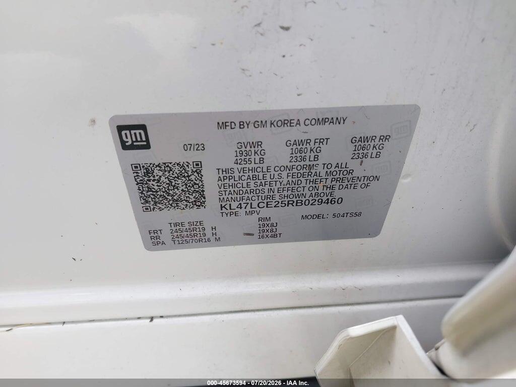 KL47LCE25RB029460 2024 BUICK ENVISTA photo no. 9