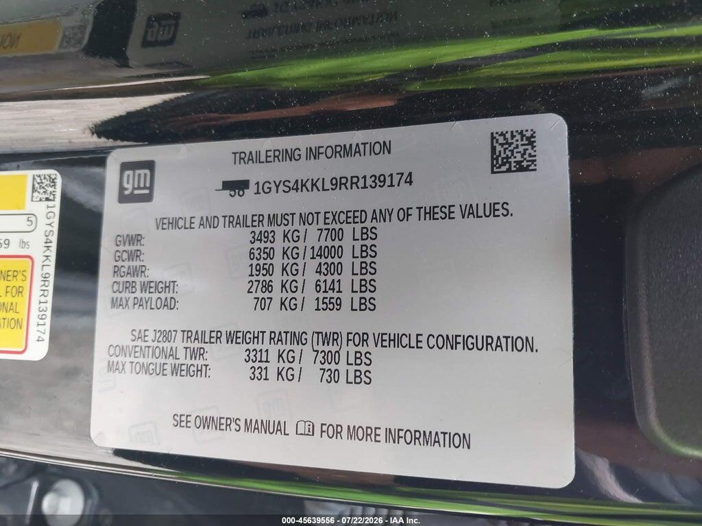 1GYS4KKL9RR139174 2024 CADILLAC ESCALADE ESV photo no. 9