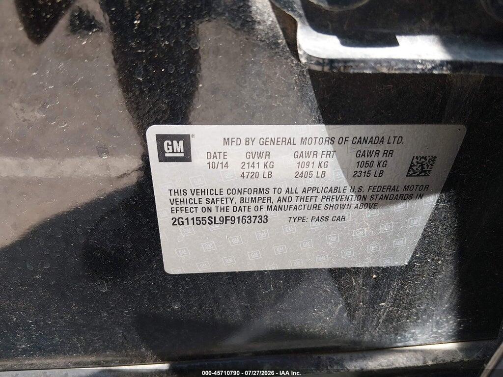 2G1155SL9F9163733 2015 CHEVROLET IMPALA photo no. 9