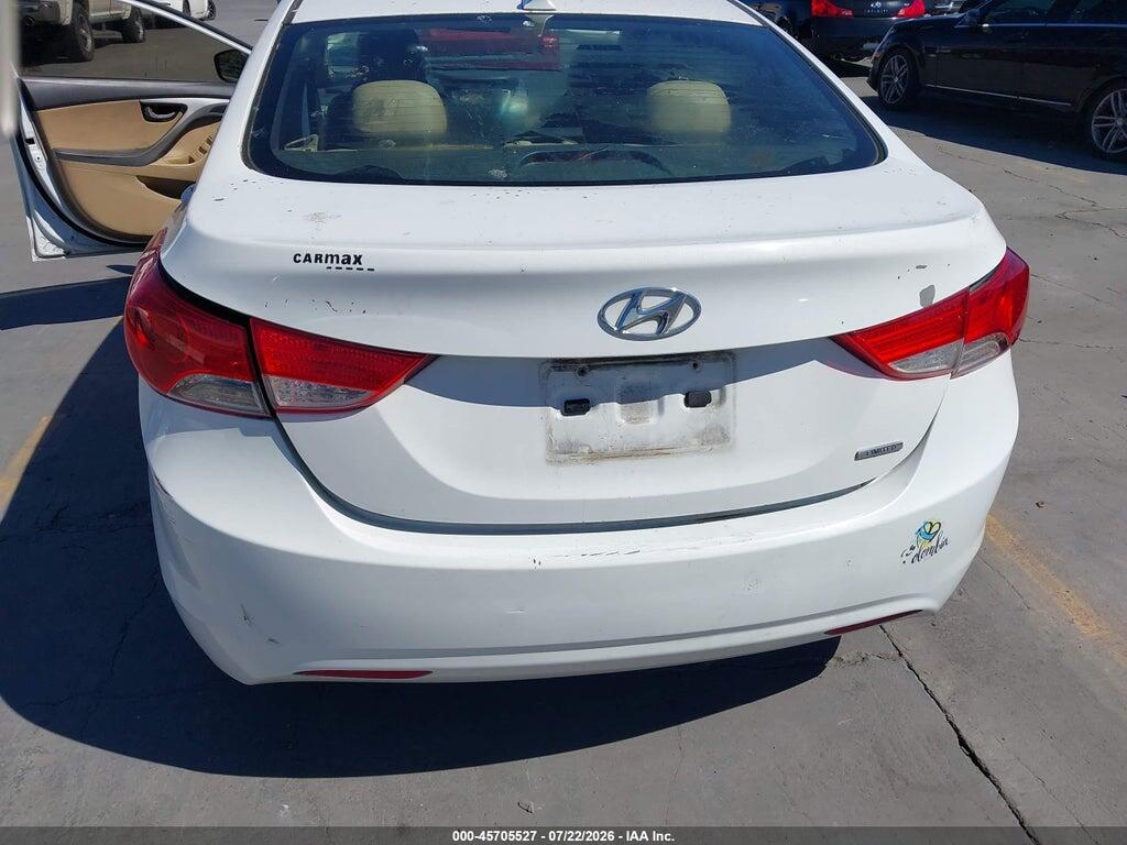5NPDH4AE6BH012526 2011 HYUNDAI ELANTRA photo no. 6