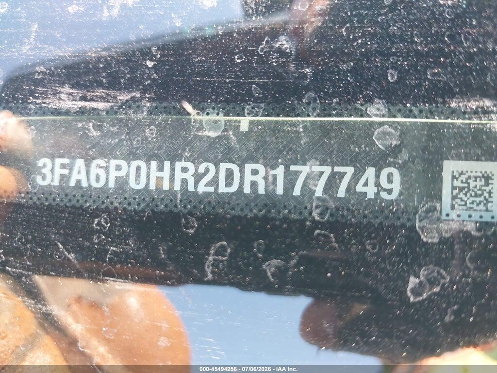 3FA6P0HR2DR177749 2013 FORD FUSION photo no. 9
