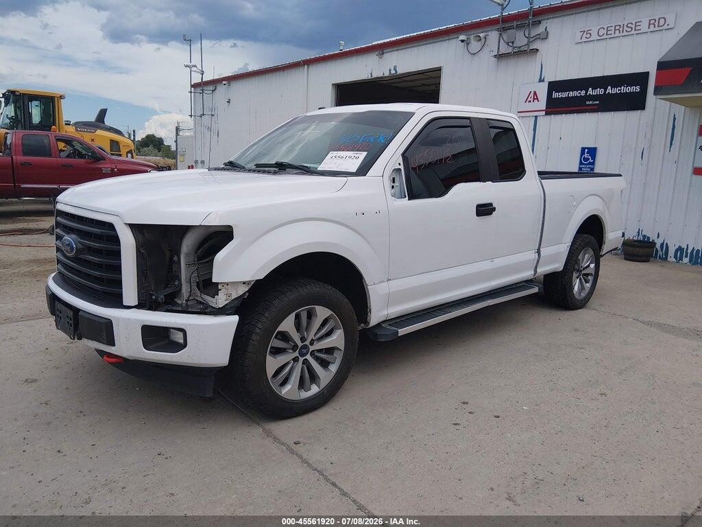 1FTEX1EP2HKD25987 2017 FORD F-150 photo no. 2