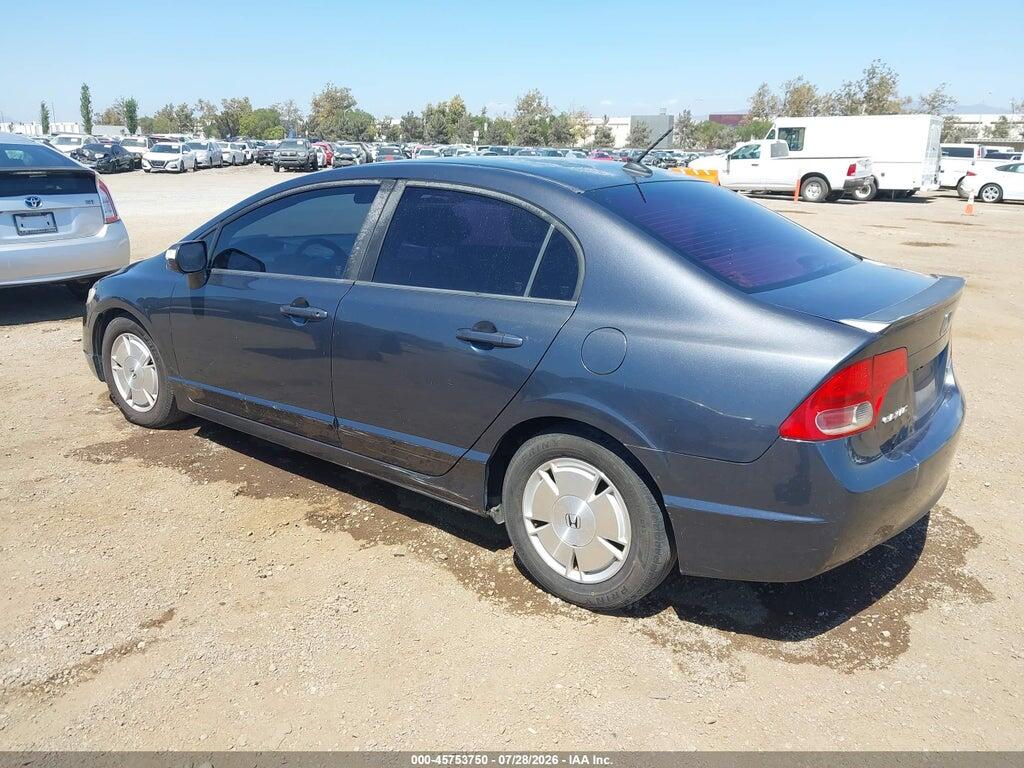 JHMFA36247S020640 2007 HONDA CIVIC HYBRID photo no. 3