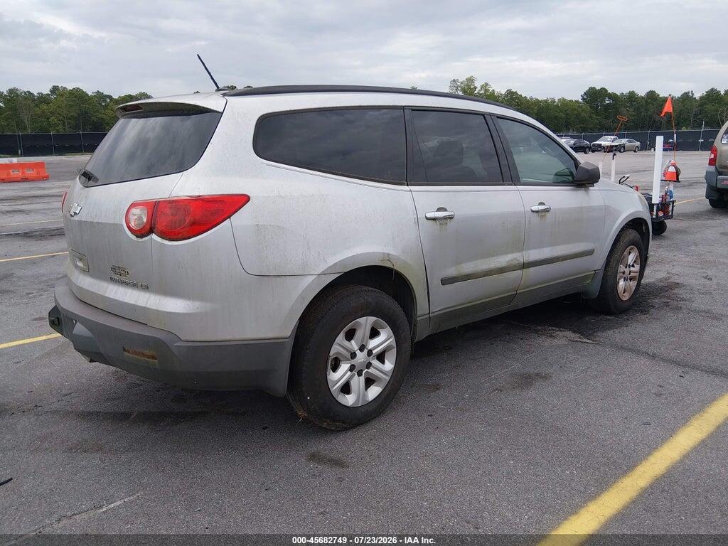 1GNKRFED7CJ303215 2012 CHEVROLET TRAVERSE photo no. 4