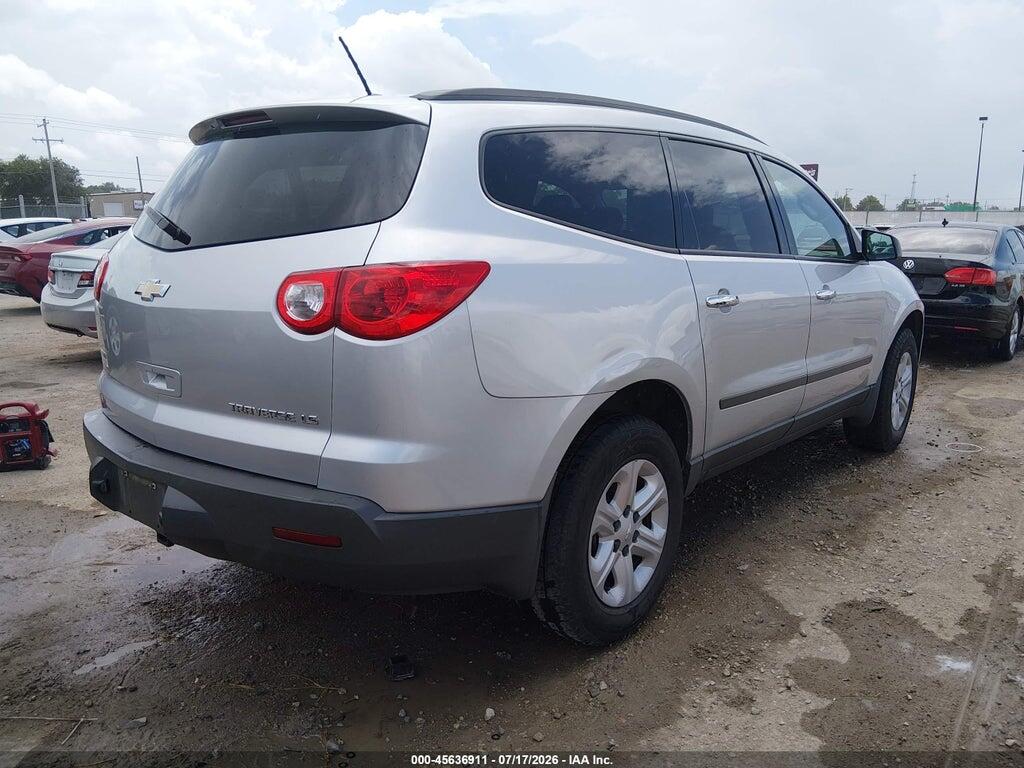1GNKRFED8CJ274730 2012 CHEVROLET TRAVERSE photo no. 4