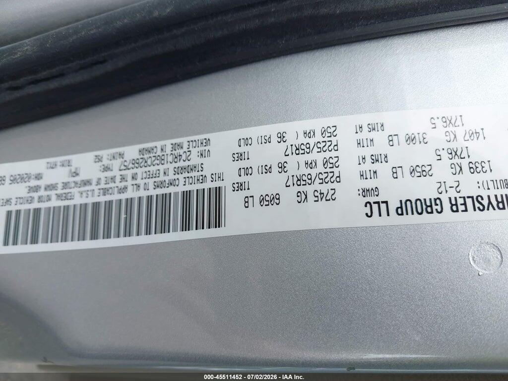 2C4RC1BG2CR266757 2012 CHRYSLER TOWN & COUNTRY photo no. 9