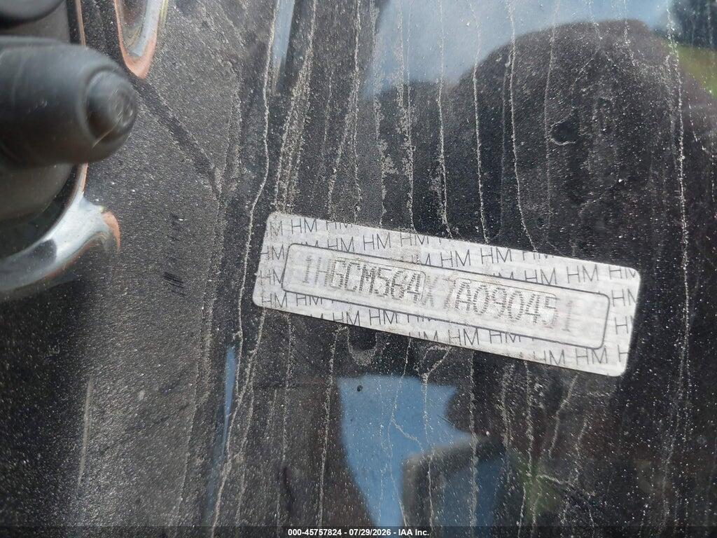 1HGCM564X7A090451 2007 HONDA ACCORD photo no. 9