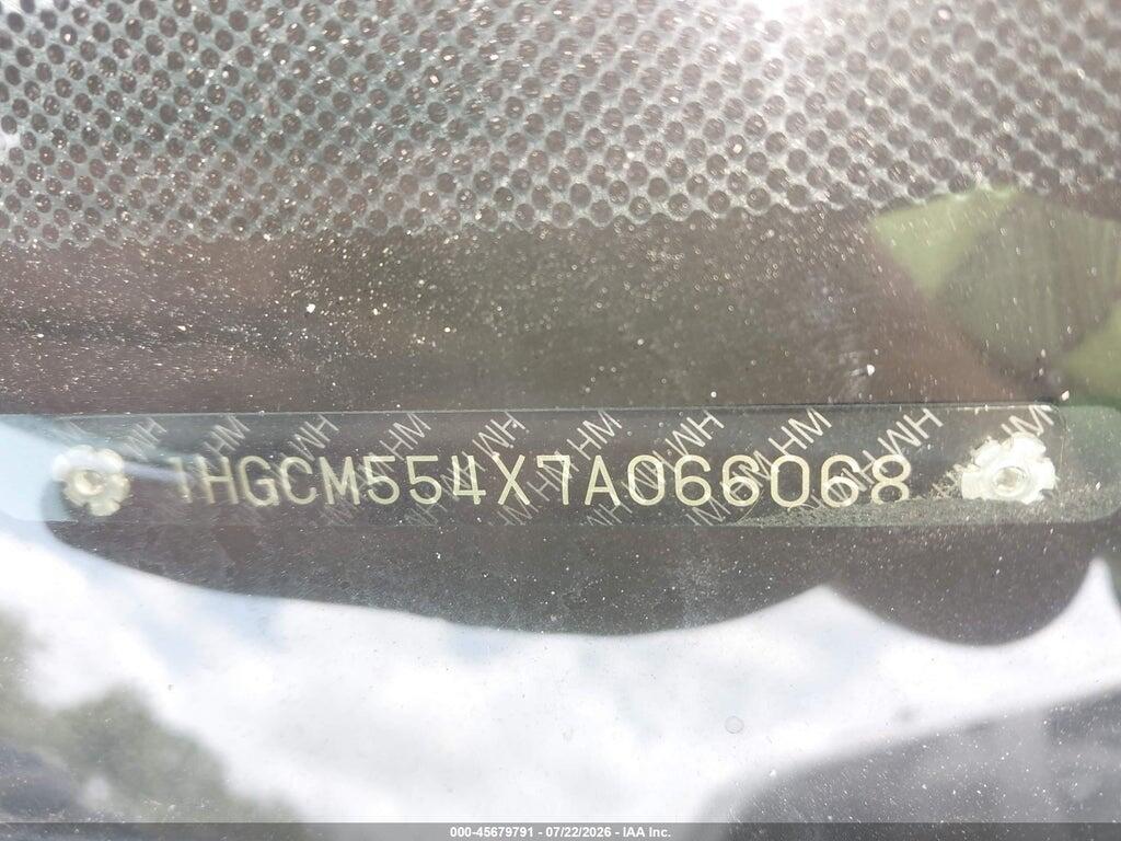 1HGCM554X7A066068 2007 HONDA ACCORD photo no. 9