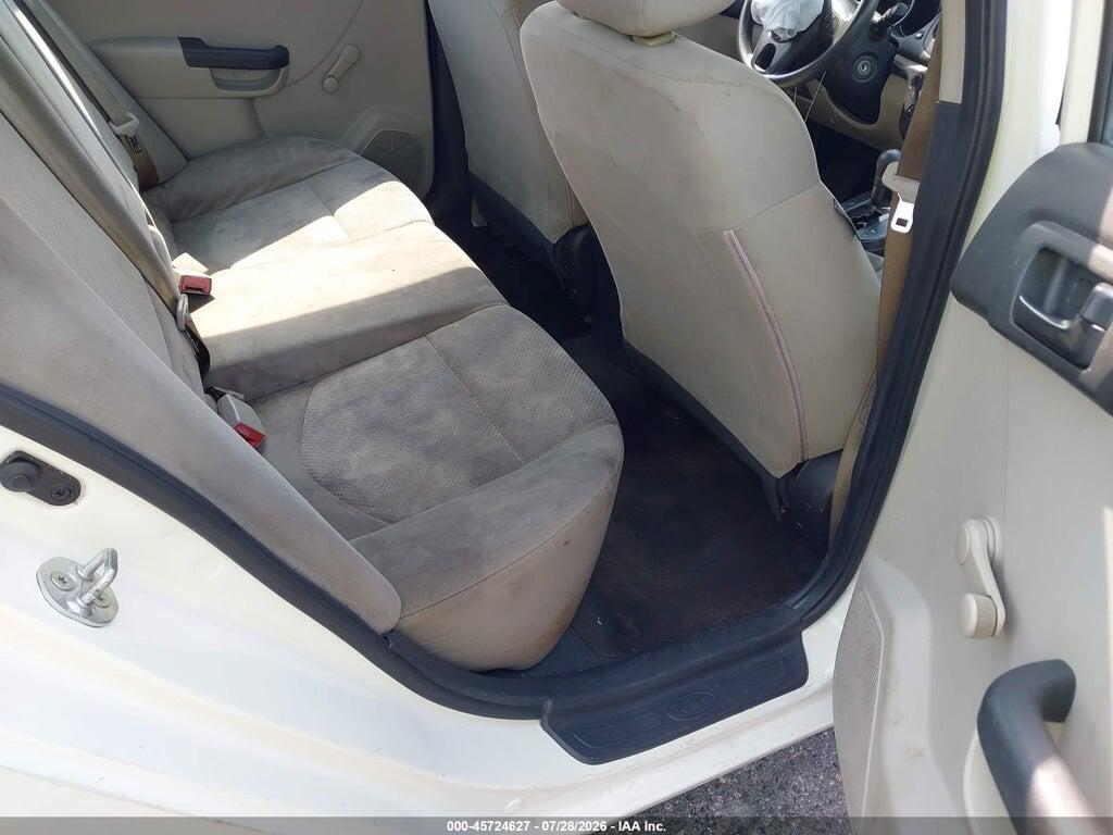 KNAFT4A23A5236197 2010 KIA FORTE photo no. 8