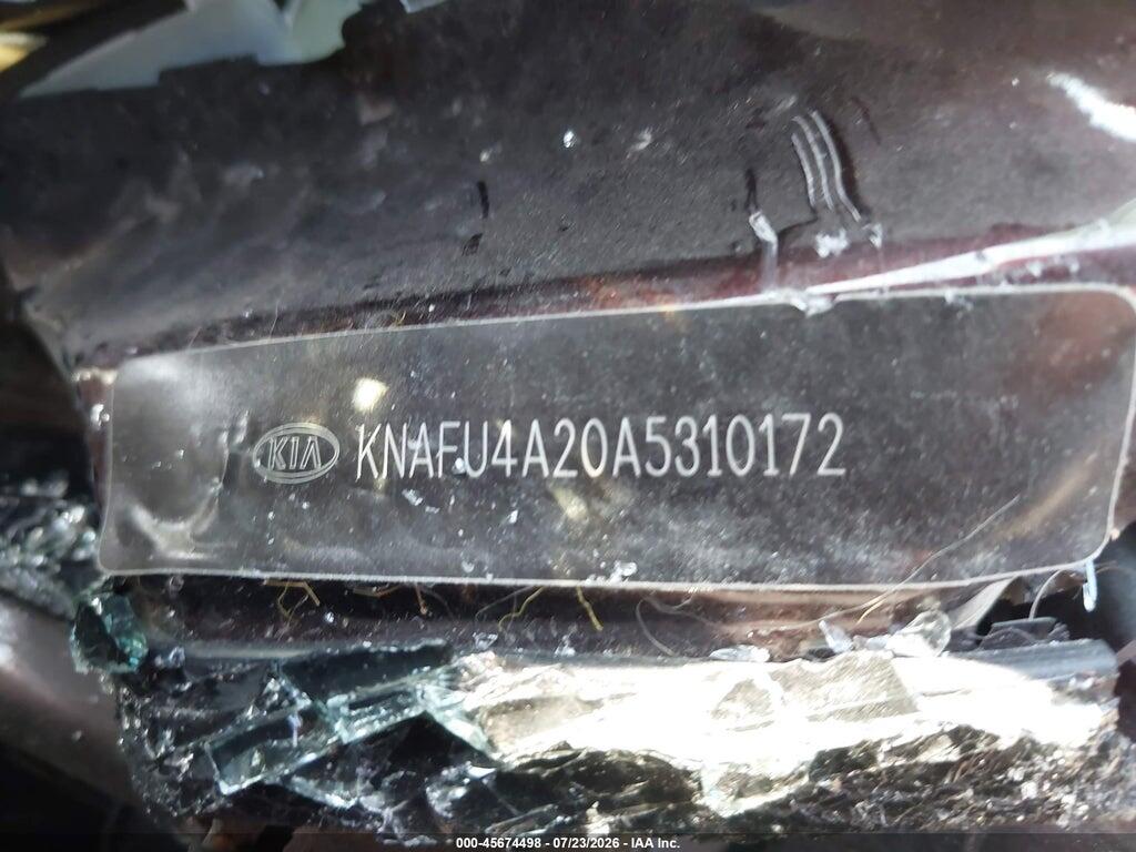 KNAFU4A20A5310172 2010 KIA FORTE photo no. 9