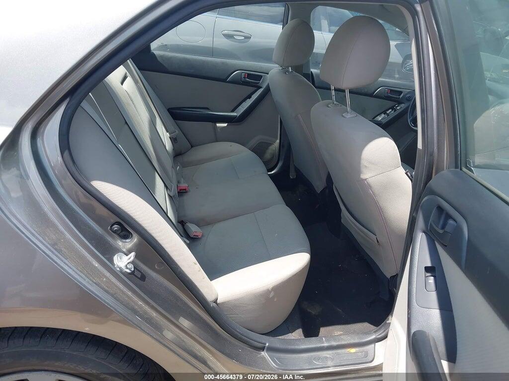 KNAFU4A23A5191016 2010 KIA FORTE photo no. 8