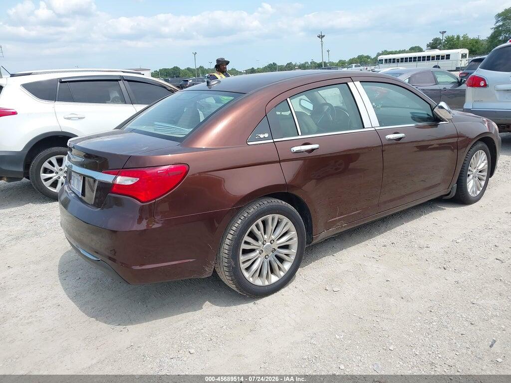 1C3CCBCG7CN210518 2012 CHRYSLER 200 photo no. 4