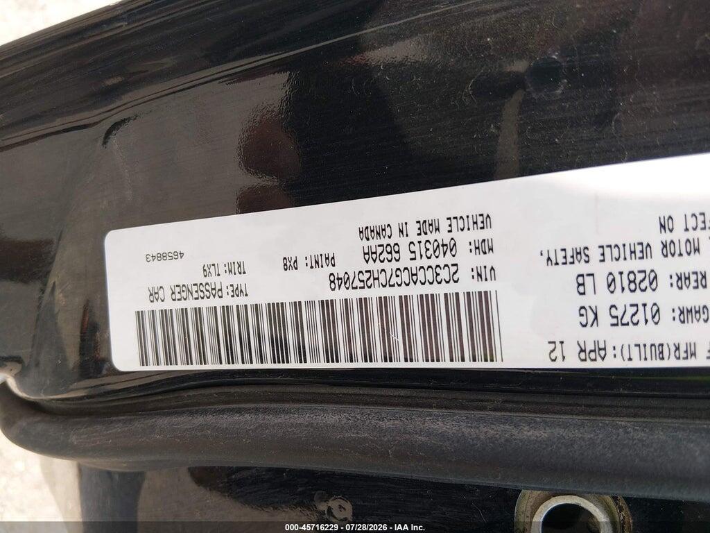 2C3CCACG7CH257048 2012 CHRYSLER 300 photo no. 9
