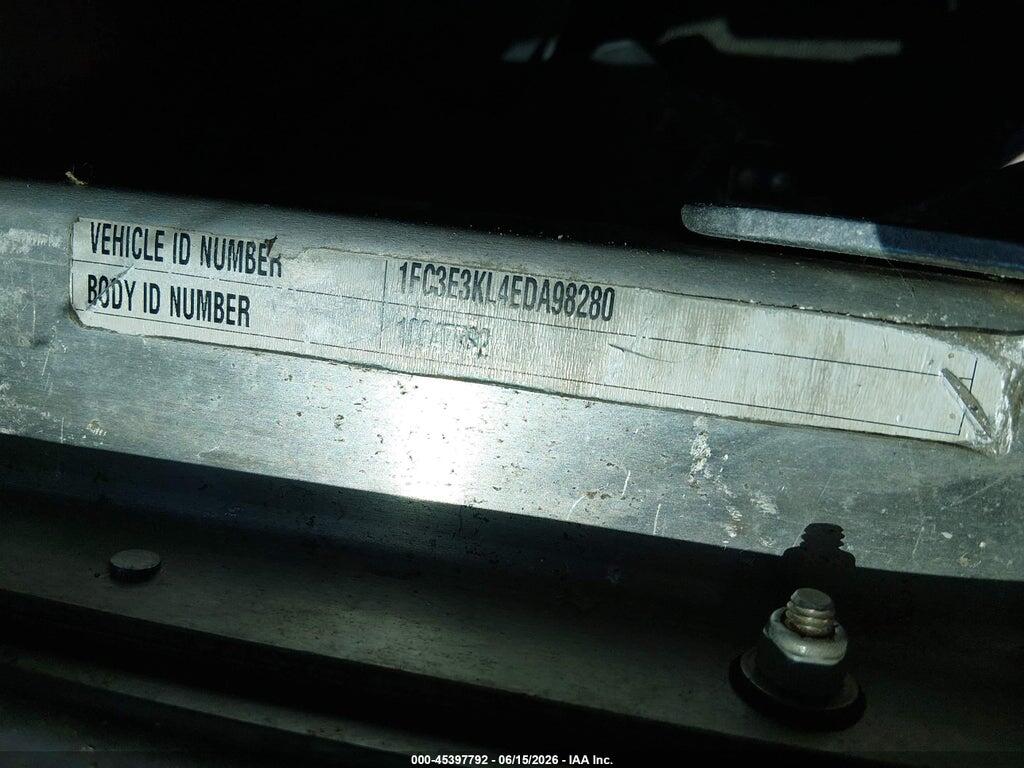 1FC3E3KL4EDA98280 2014 FORD E-350 STRIPPED photo no. 9