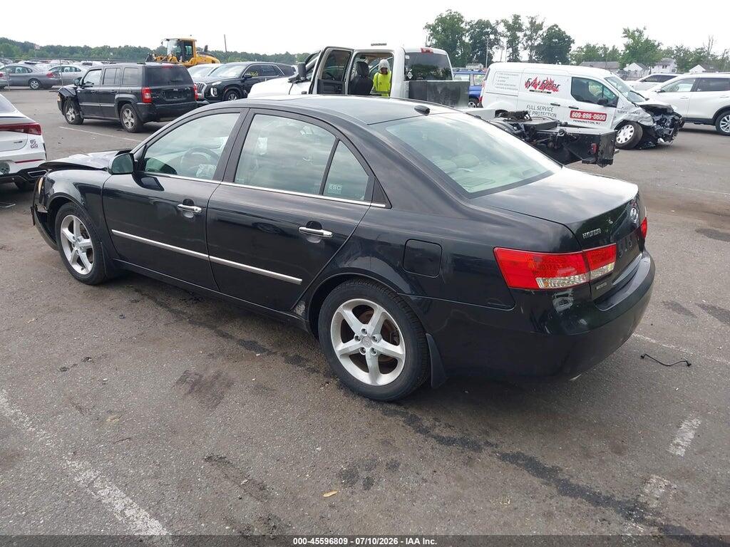 5NPEU46F38H309148 2008 HYUNDAI SONATA photo no. 3