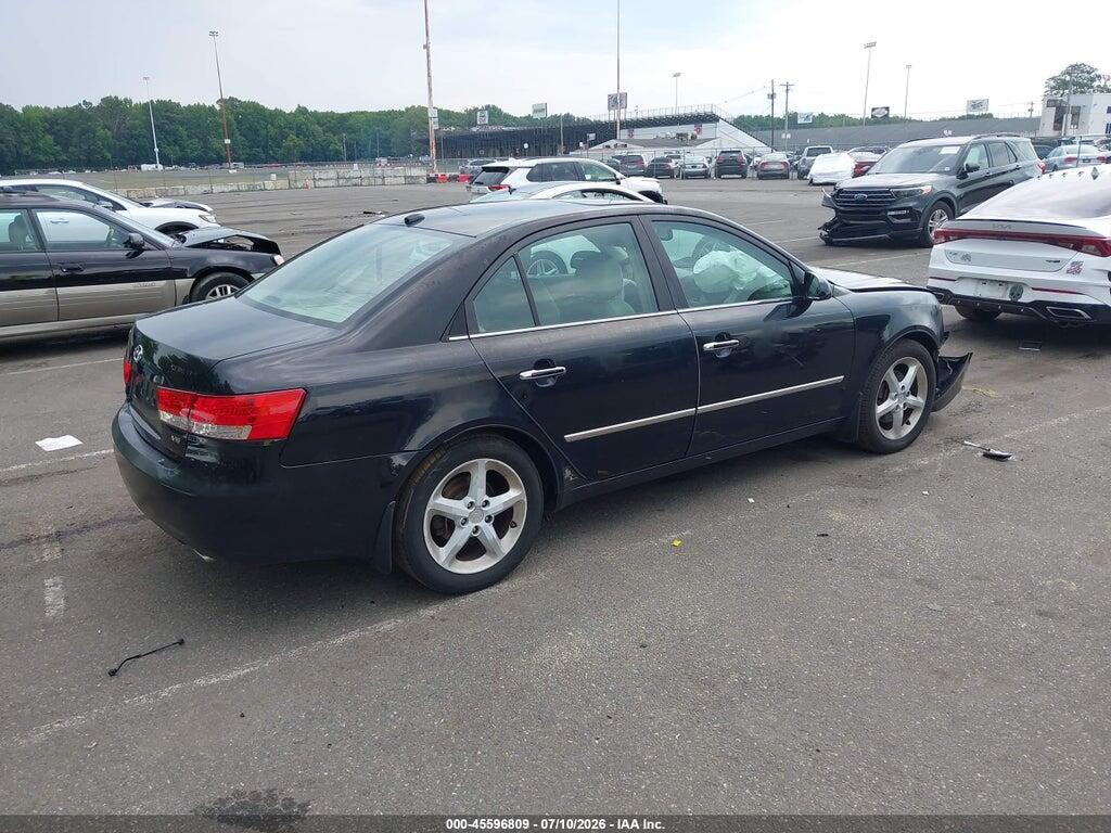 5NPEU46F38H309148 2008 HYUNDAI SONATA photo no. 4