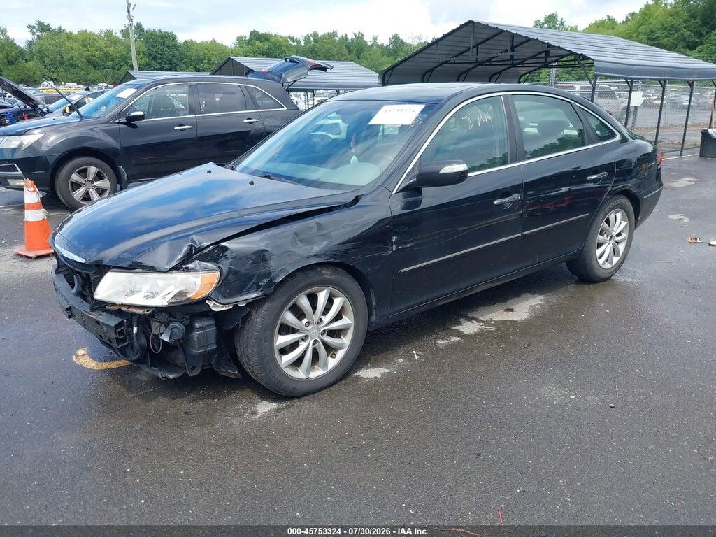 KMHFC46F48A310075 2008 HYUNDAI AZERA photo no. 2