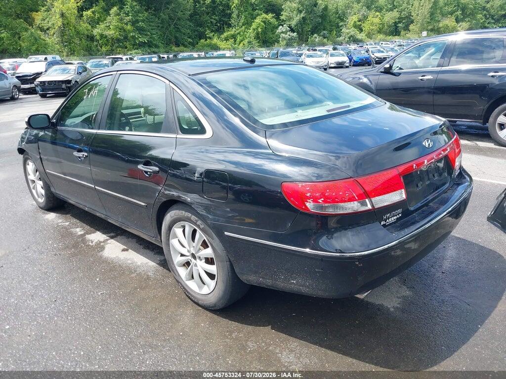 KMHFC46F48A310075 2008 HYUNDAI AZERA photo no. 3