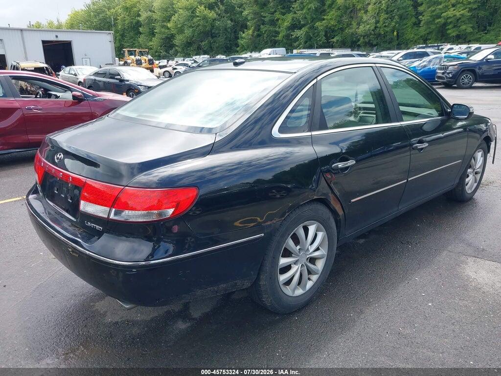 KMHFC46F48A310075 2008 HYUNDAI AZERA photo no. 4