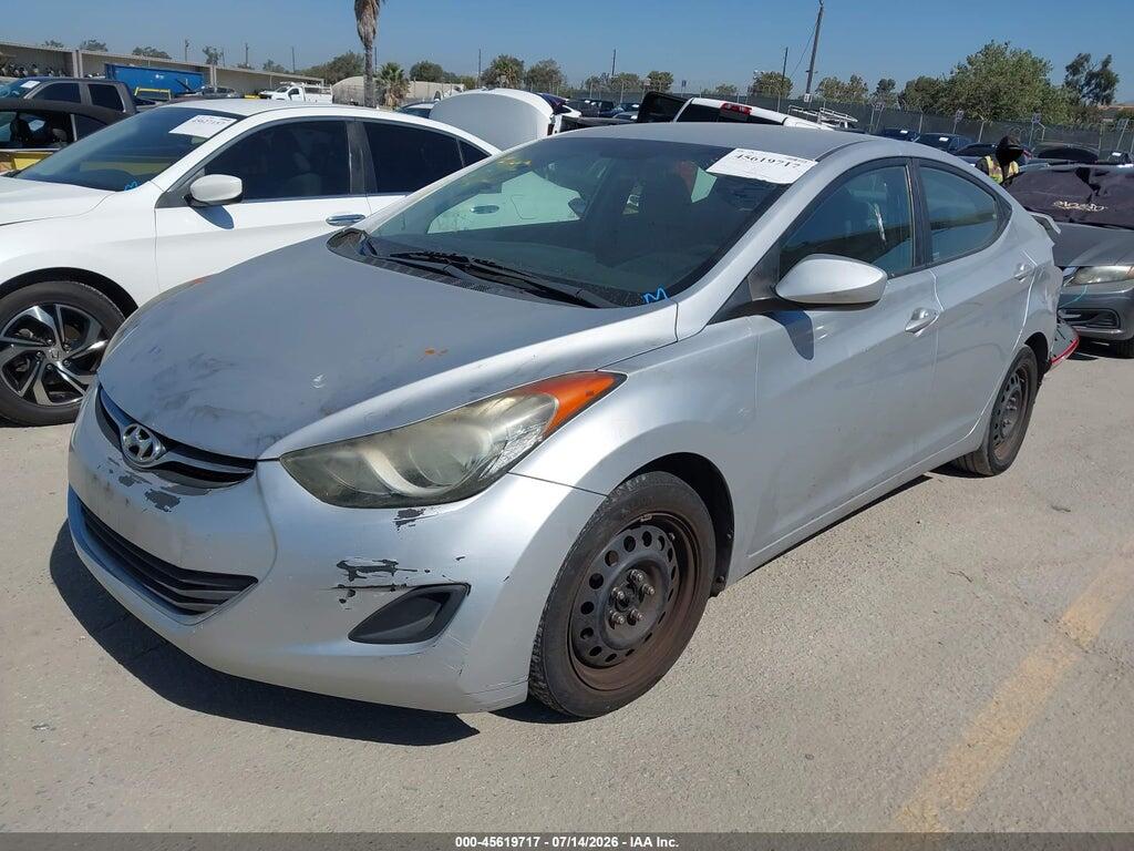 5NPDH4AE1BH026009 2011 HYUNDAI ELANTRA photo no. 2