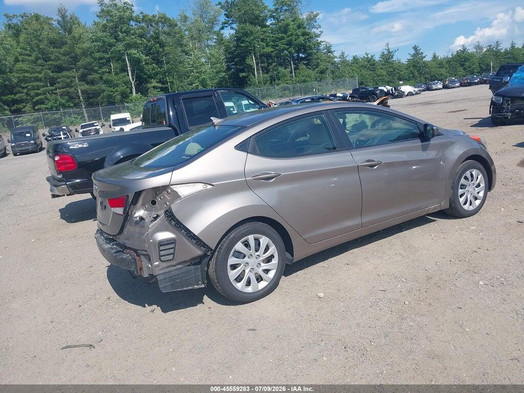 5NPDH4AE8BH008347 2011 HYUNDAI ELANTRA photo no. 4