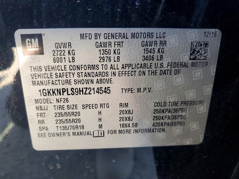 2017 GMC ACADIA DENALI — Фото 13 из 13