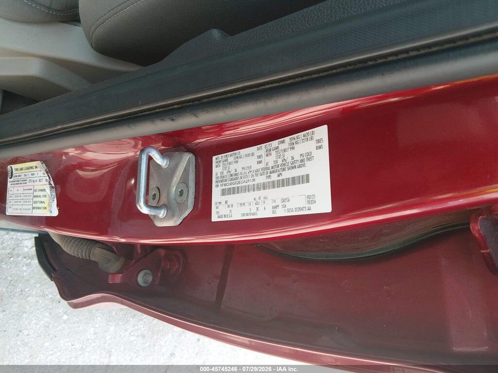 1FMCU0GX2EUA28138 2014 FORD ESCAPE photo no. 9