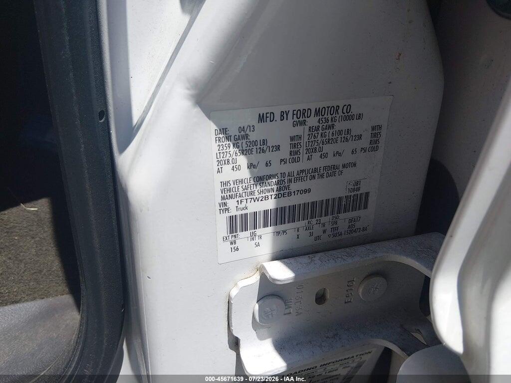 1FT7W2BT2DEB17099 2013 FORD SUPER DUTY F-250 SRW photo no. 9