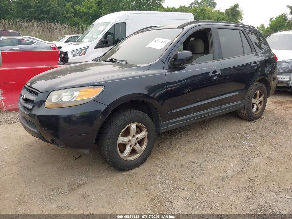 5NMSG73D68H163887 2008 HYUNDAI SANTA FE photo no. 2