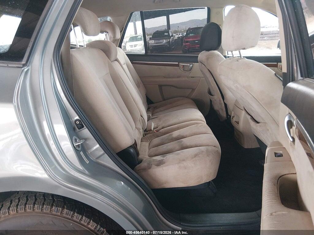 5NMSG13D08H173893 2008 HYUNDAI SANTA FE photo no. 8