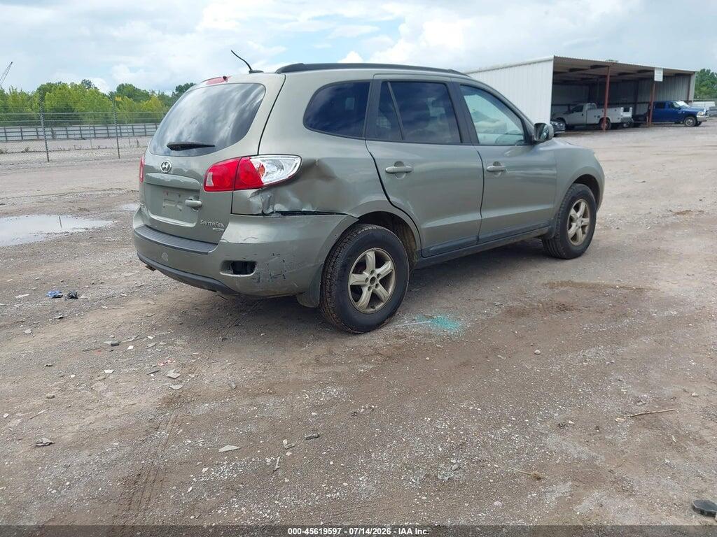 5NMSG73DX8H142167 2008 HYUNDAI SANTA FE photo no. 4