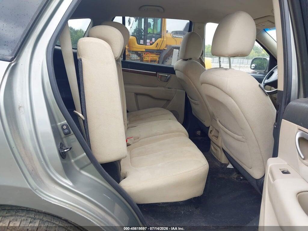 5NMSG73DX8H142167 2008 HYUNDAI SANTA FE photo no. 8