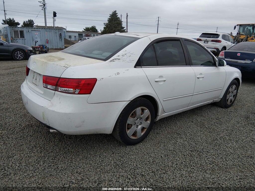 5NPET46F88H331455 2008 HYUNDAI SONATA photo no. 4