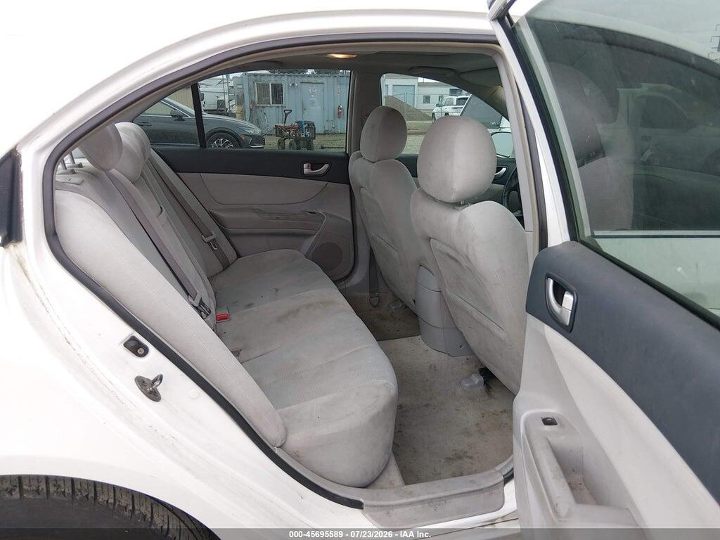 5NPET46F88H331455 2008 HYUNDAI SONATA photo no. 8