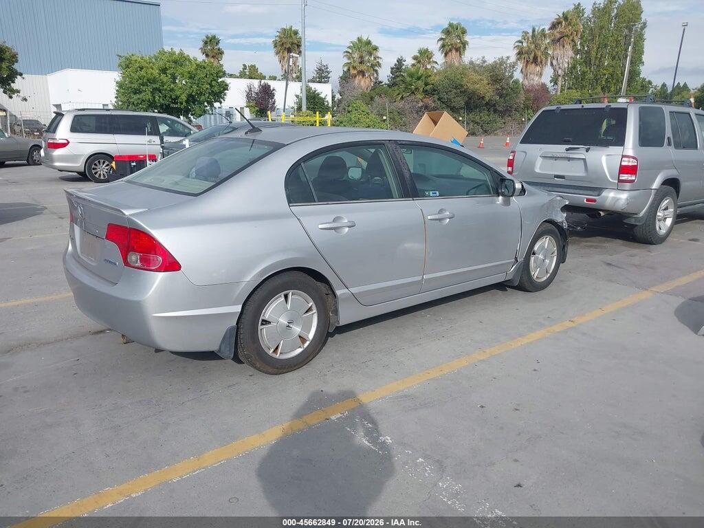 JHMFA36237S006096 2007 HONDA CIVIC HYBRID photo no. 4