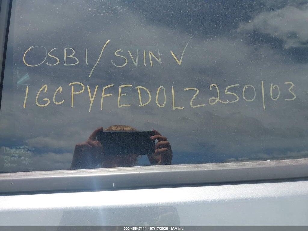 1GCPYFED0LZ250103 2020 CHEVROLET SILVERADO 1500 photo no. 9
